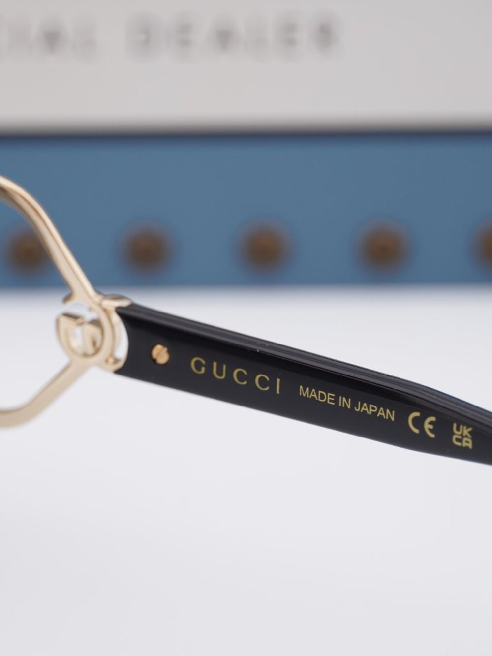 Gucci GG1564SA 001 Women Square Sunglasses - Endura Gold / Grey Gradient - Picture 10 of 13